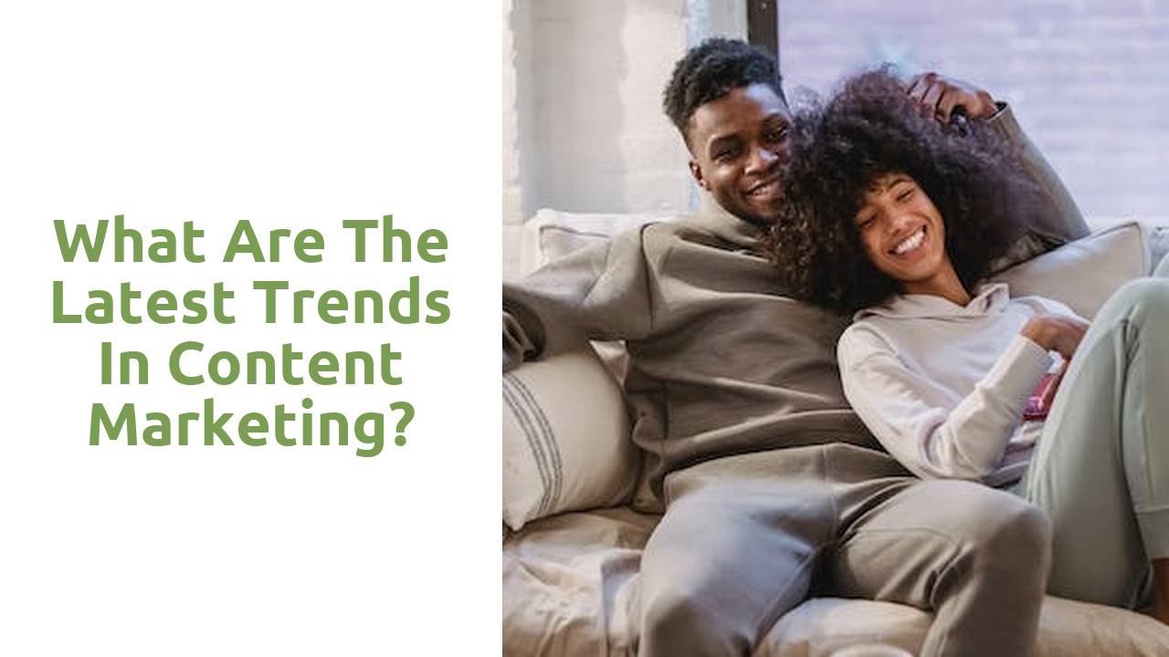 What are the latest trends in content marketing?